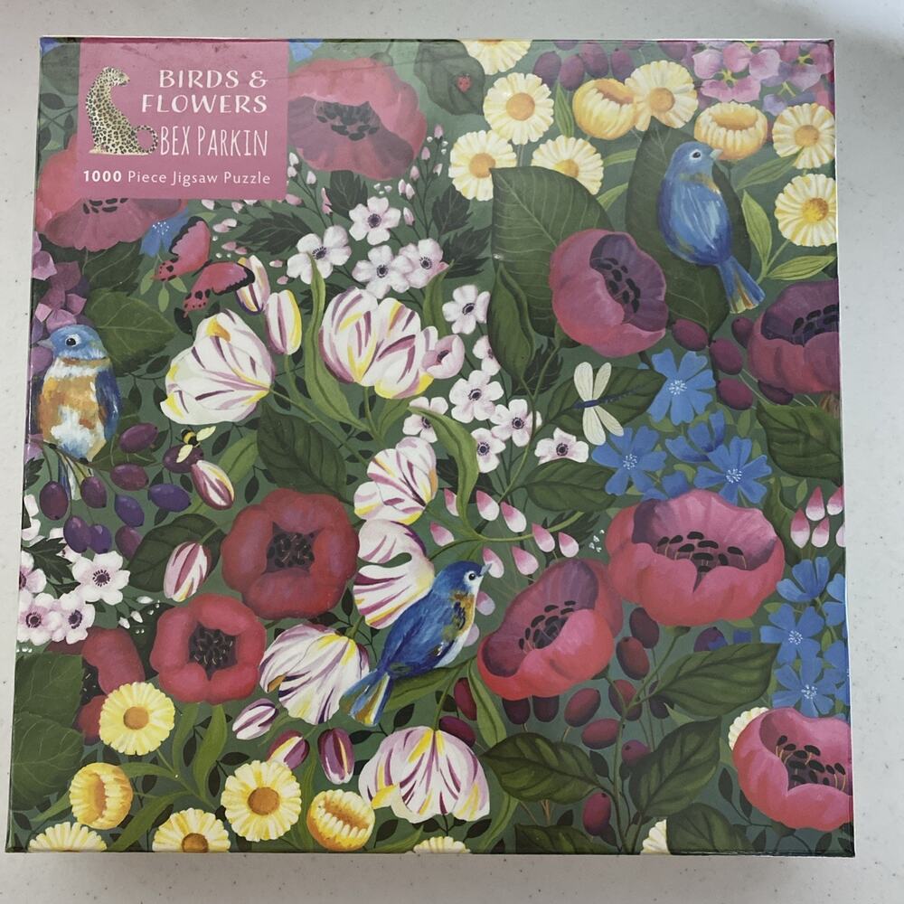 Birds & Flowers by Bex‎ Parkin 1000 Piece Jigsaw Puzzle & Art Poster New Sealed